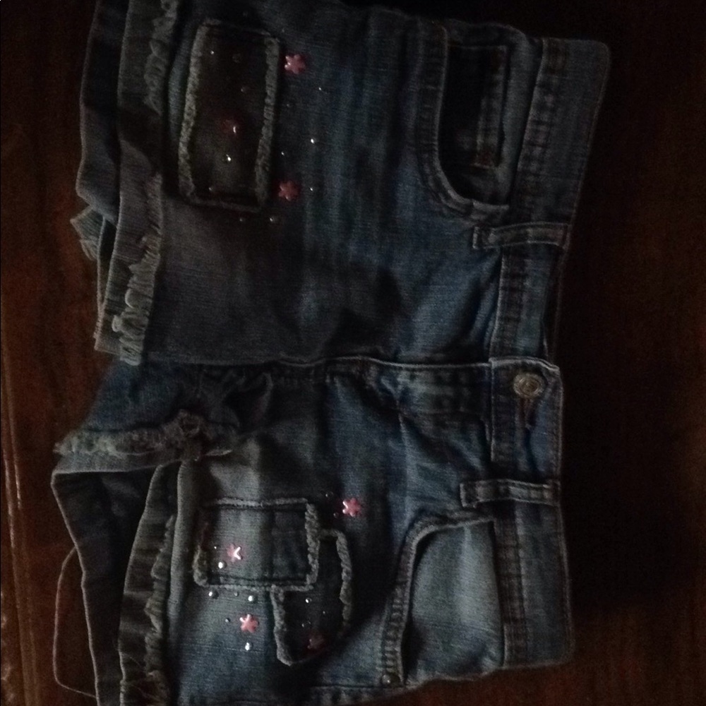 Denim shorts